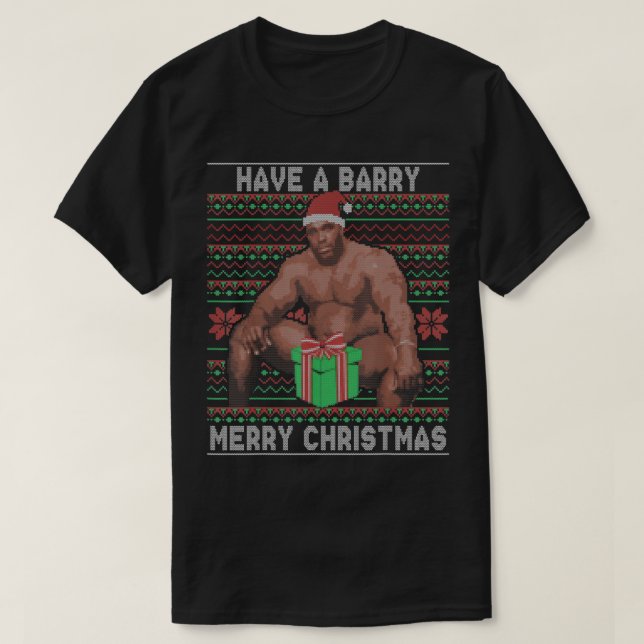 T-shirt C:\Users\DELL\Desktop\L28\L2288\Have a Barry Merry (Design devant)