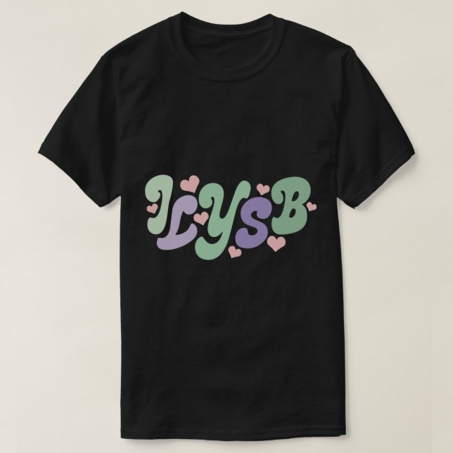 T-shirt C:\Users\User\Desktop\Design\8096. lany\2\ilysb la (Design devant)