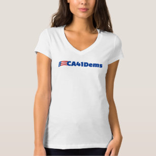T-shirt CA41Dems & Fight For It! avec Carte
