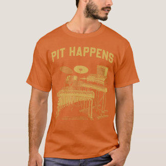 T-shirt Ça arrive pour la section de percussion de batteri