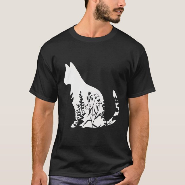 T-shirt Ca Ca Floral Ca Cat (Devant)