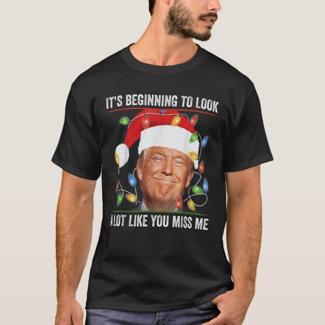 T-shirt Ça commence à ressembler beaucoup à ce que tu me m (Devant)