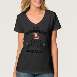 T-shirt Ça commence à ressembler beaucoup à Duck Farts Whi