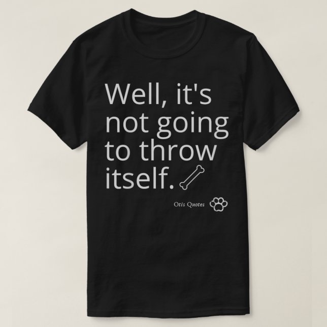 T-shirt Ça ne va pas se jeter (Design devant)