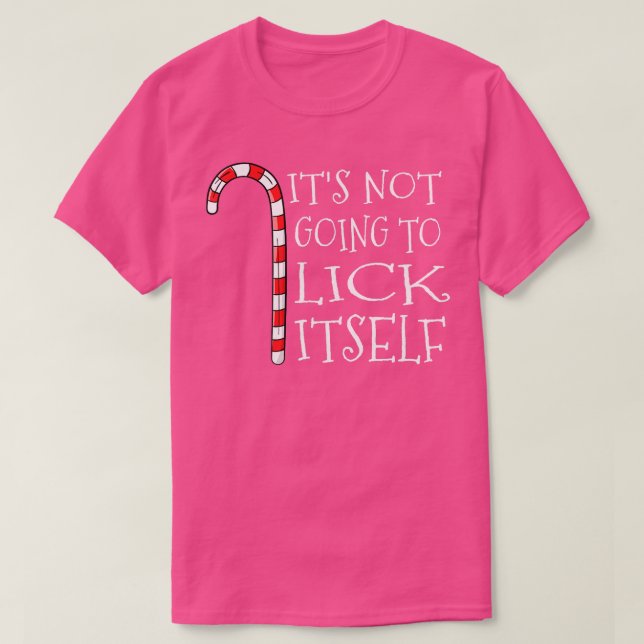 T-shirt Ça Ne Va Pas Se Lancer Sucre de canne De Noël (Design devant)