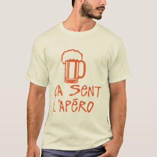 T-shirt ca_sent_apero_biere_alcool_humour_citation