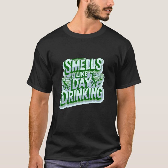 T-shirt Ça sent le verre du jour (Devant)