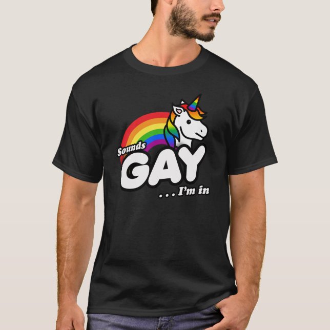 T-SHIRT ÇA SONE GAI JE SUIS DEDANS (Devant)