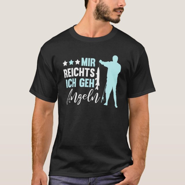 T-shirt Ça suffit je vais à la pêche   Ange disant (Devant)