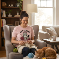 Ça Tisse – Création Drôle de Chat et de Fil