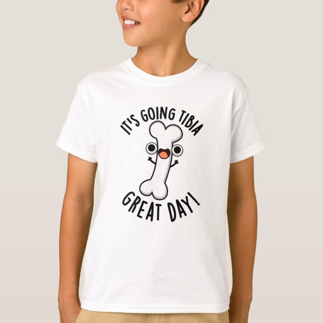 T-shirt Ça va à Tibia Grand Jour Amusant jeu d'os (Devant)