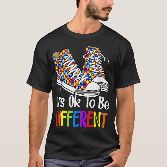 T-shirt Ça va d'être différent Sensibilisation sur l'autis (Devant)