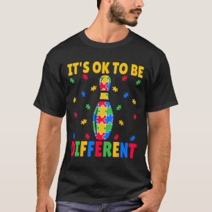T-shirt Ça va être différent - Bowling Lover Autism Awa