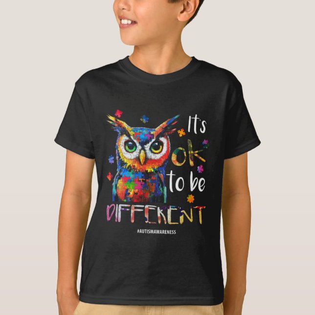 T-shirt Ça va être différent - Sensibilisation sur l'autis (Devant)
