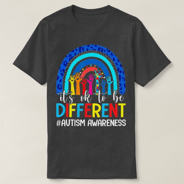 T-shirt Ça Va Être Différent Sensibilisation sur l'autisme (Design devant)