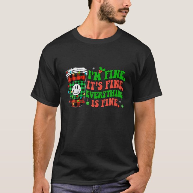 T-shirt Ça va Je vais bien Tout va bien Noël Co (Devant)