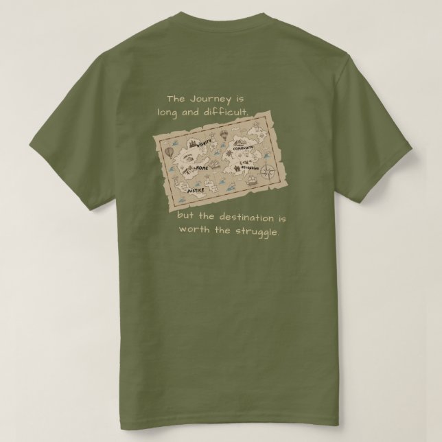T-shirt Ça Vaut Le Voyage (Design dos)