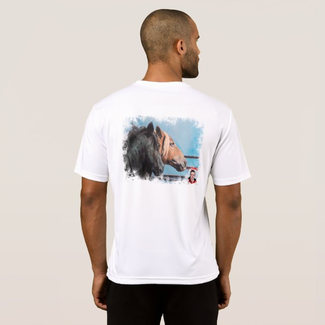 T-shirt Caballos (Dos entier)