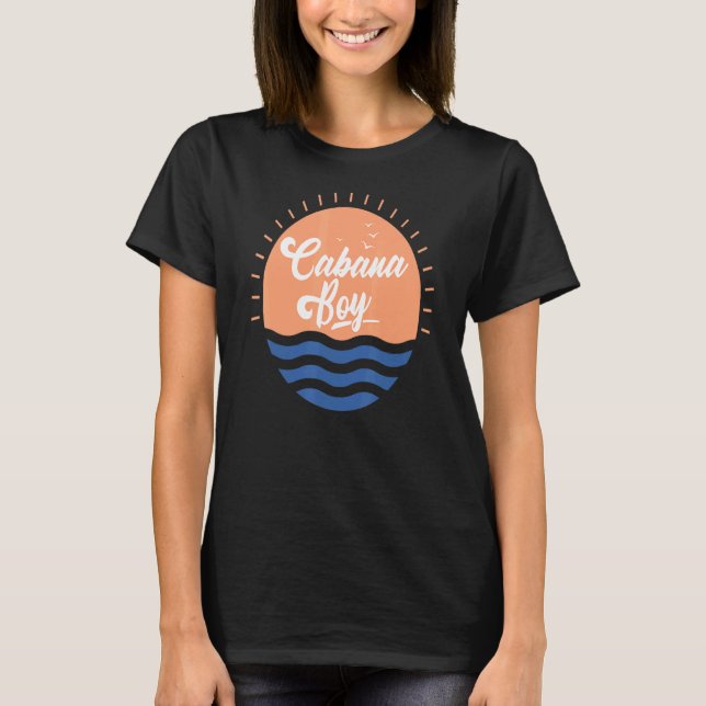 T-shirt Cabana Boy Pool Party Bartender (Devant)