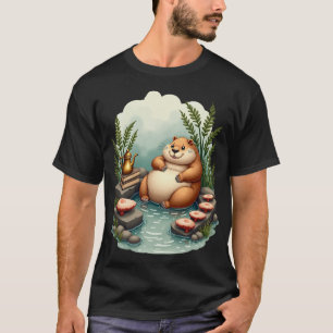 T-shirt Cabane de cabriolet à bain à remous Cottagecore Ch