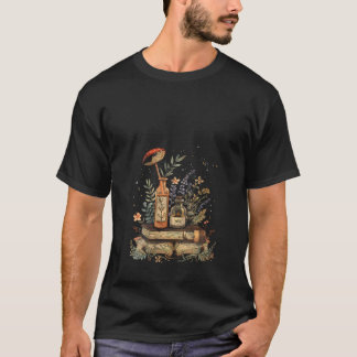 T-shirt Cabane de sorcière de la forêt féminine Enchantée