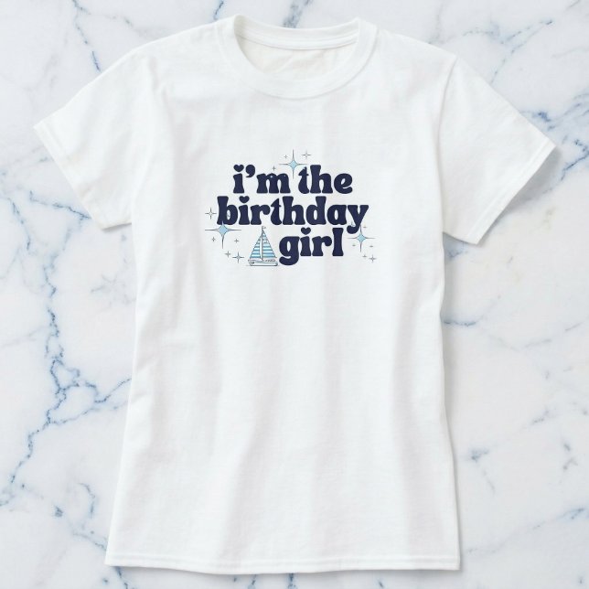 T-Shirt Cabane Voile Fille Anniversaire (The perfect look for the birthday girl.)
