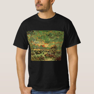 T-shirt Cabanes de Cyprès de Van Gogh Réminiscence du Nord