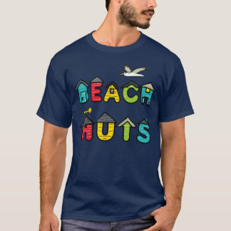 T-shirt Cabanes de plage 70s drôle