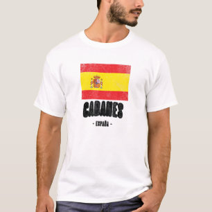 T-shirt Cabanes Espagne Es Drapeau Ville - Bandera Ropa -