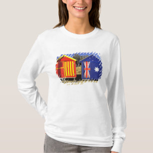 T-shirt Cabanons de bain, plage de Middle Brighton, Port 2