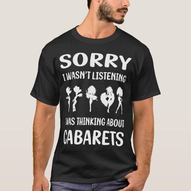 T-shirt Cabaret à ne pas écouter (Devant)