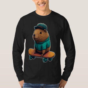 T-shirt Cabiaï skateur Grind Ollie et représente ton amour