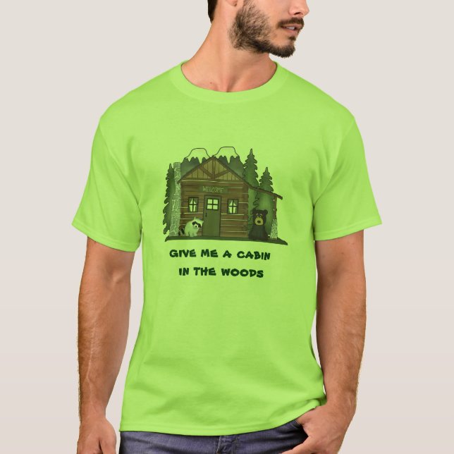 T-shirt Cabine dans la pièce en t de Bois-Mens (Devant)
