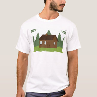 T-shirt Cabine dans les arbres