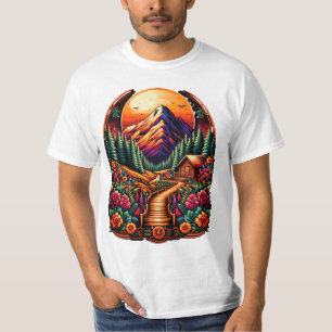 T-shirt Cabine de montagne