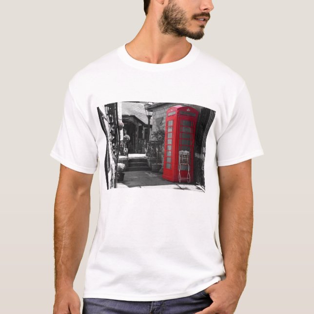 T-shirt Cabine de téléphone anglaise (Devant)