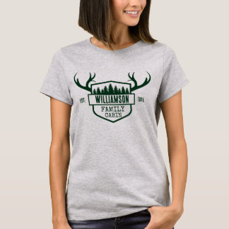 T-shirt Cabine Nom de famille Forest Green