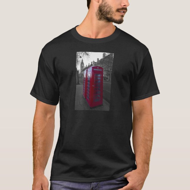 T-shirt Cabine téléphonique rouge de Londres (Devant)