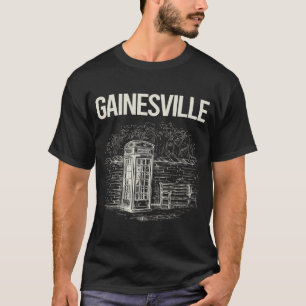 T-shirt Cabine téléphonique vintage Gainesville