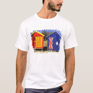 T-shirt Cabines de Bain, Plage de Middle Brighton, Port 2