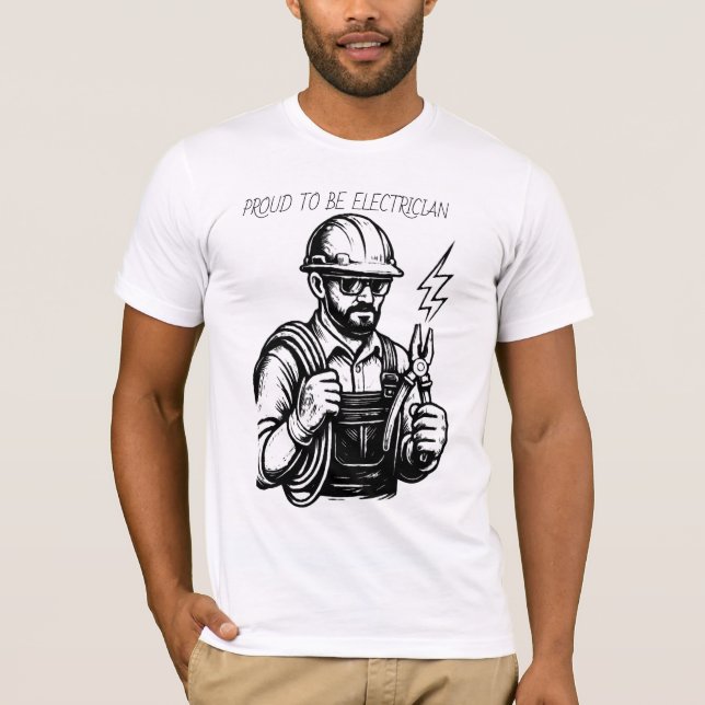 T-shirt Câblé pour l'alimentation : l'artisanat de l'élect (Devant)
