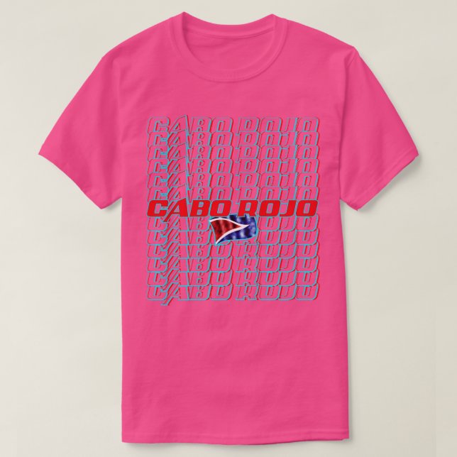 T-shirt Cabo Rojo Cascade texte 2 (Design devant)
