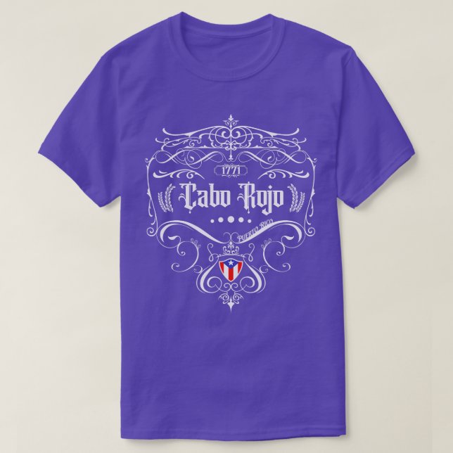 T-shirt Cabo Rojo Design Vintage (Design devant)