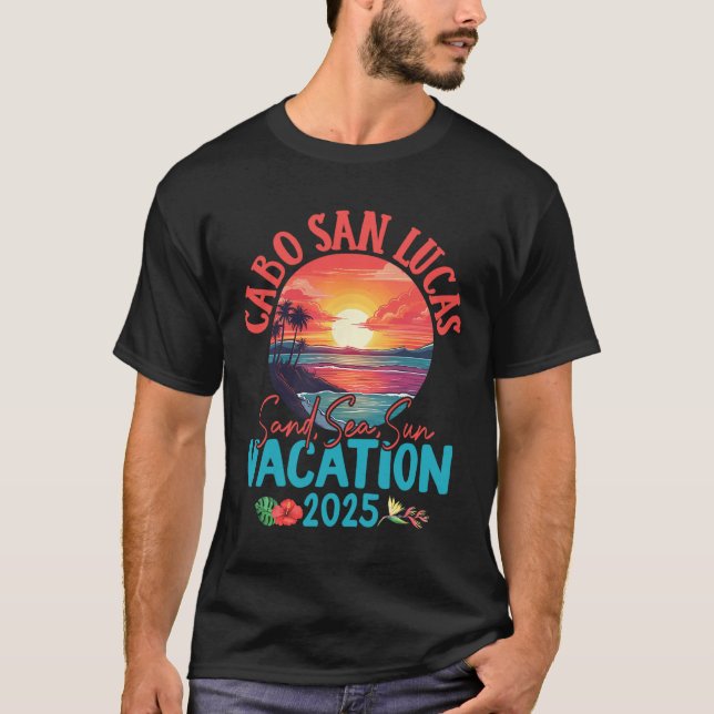 T-shirt Cabo San Lucas Mexique Vacation 2025 Souvenir Matc (Devant)