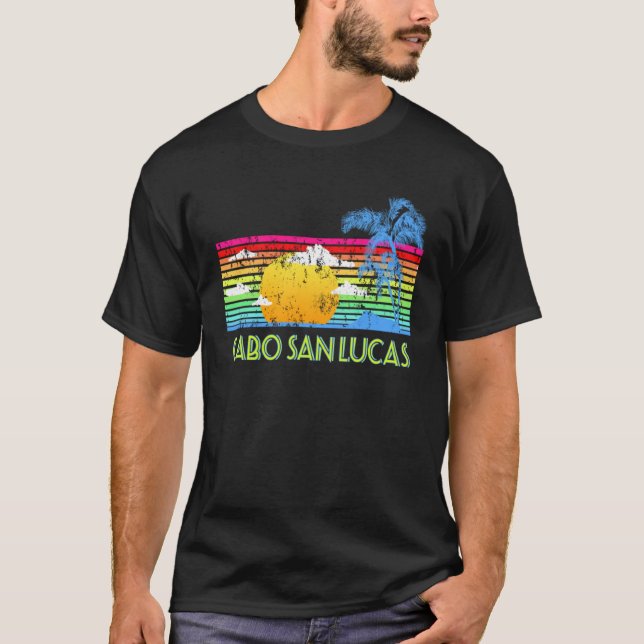 T-shirt Cabo San Lucas Retro (Devant)