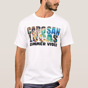 T-shirt cabo san lucas soleil et vagues vacances