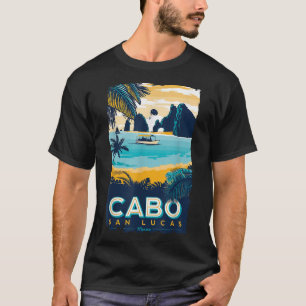 T-shirt Cabo San Lucas Tropical Beach Mexique Travel Vinta