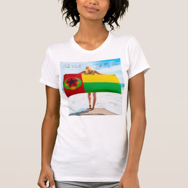 T-shirt Cabo Verde M'Y Emmène (Devant)