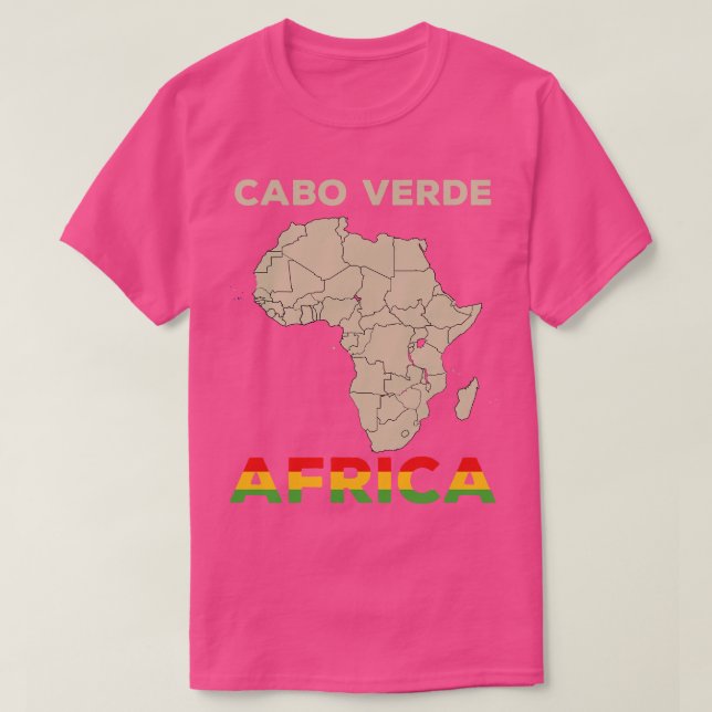T-shirt Cabo Verdeafrica (Design devant)