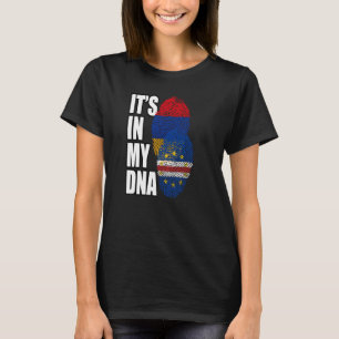 T-shirt Cabo Verdean Et Arménien Mélangent Le Drapeau D'AD